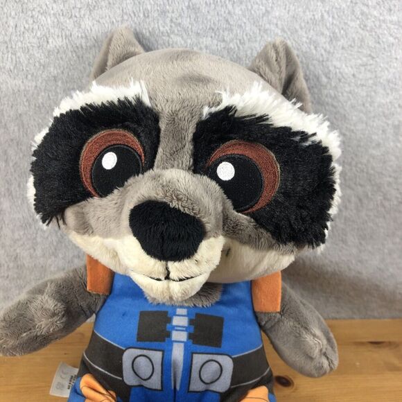 Disney Parks Big Feet Rocket Raccoon Marvel Guardians Of The Galaxy Plush 14” - Picture 2 of 9